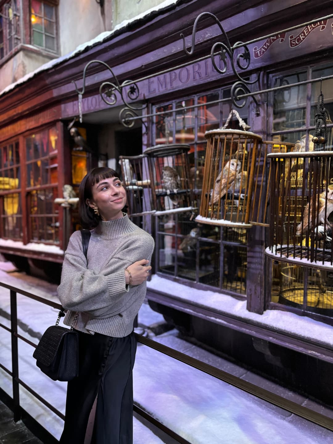 Justina at Warner Bros studio, Harry Potter tour, London
