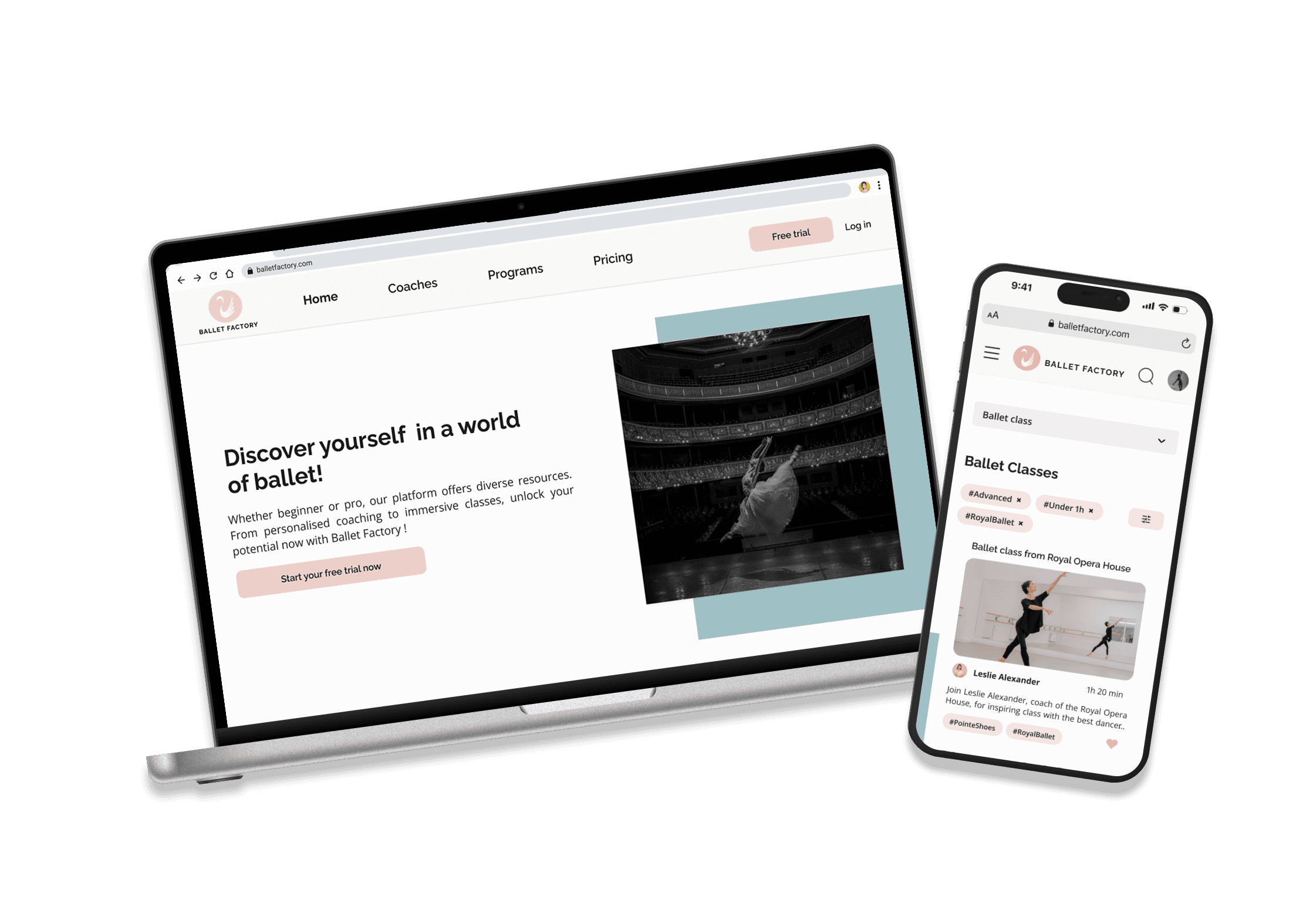 Ballet Factory project showcase