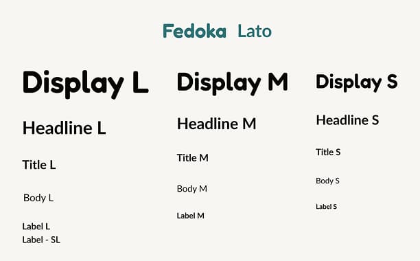 Pet shelter typography using Fredoka and Lato fonts