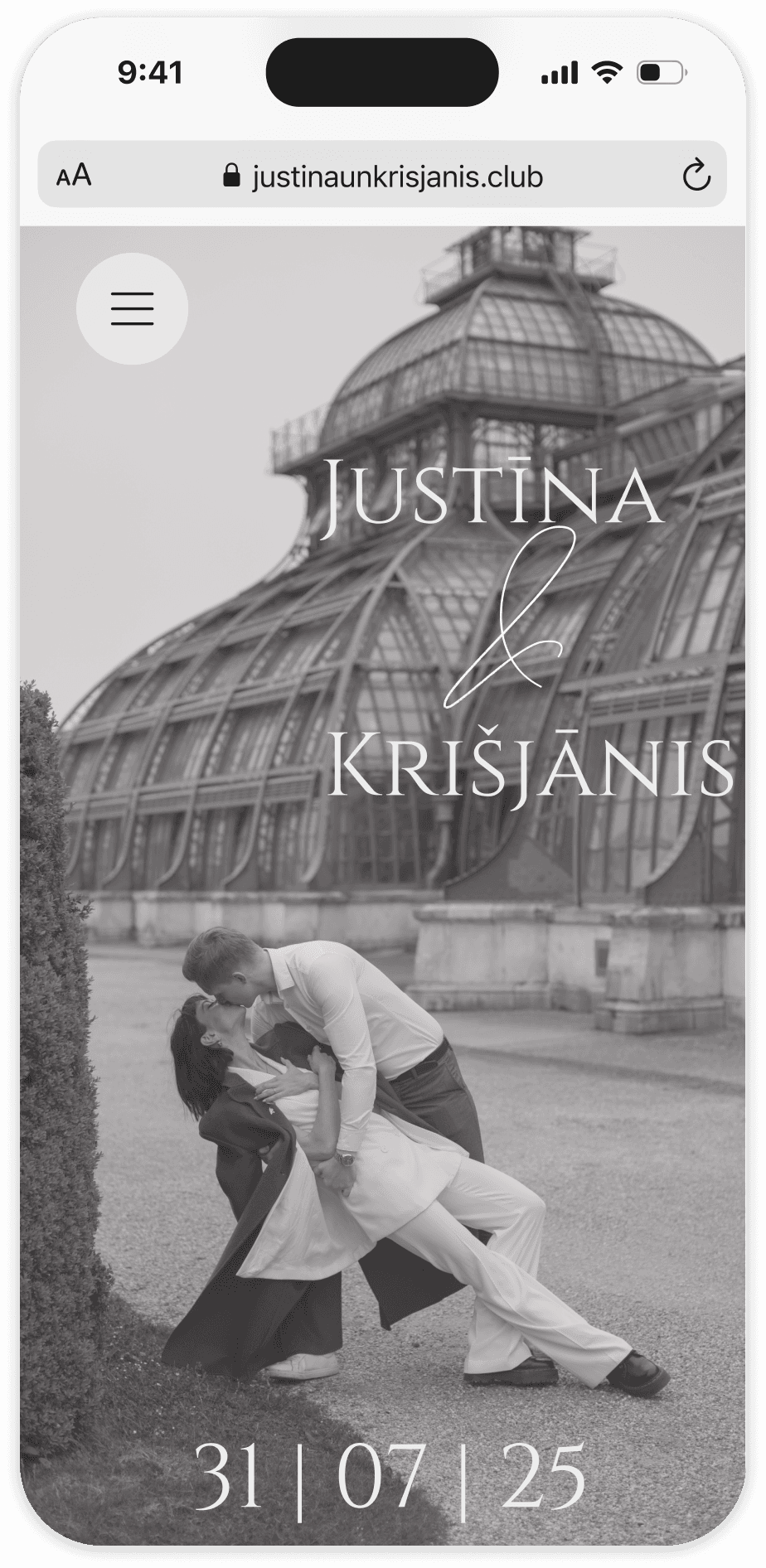Wedding website carousel 1