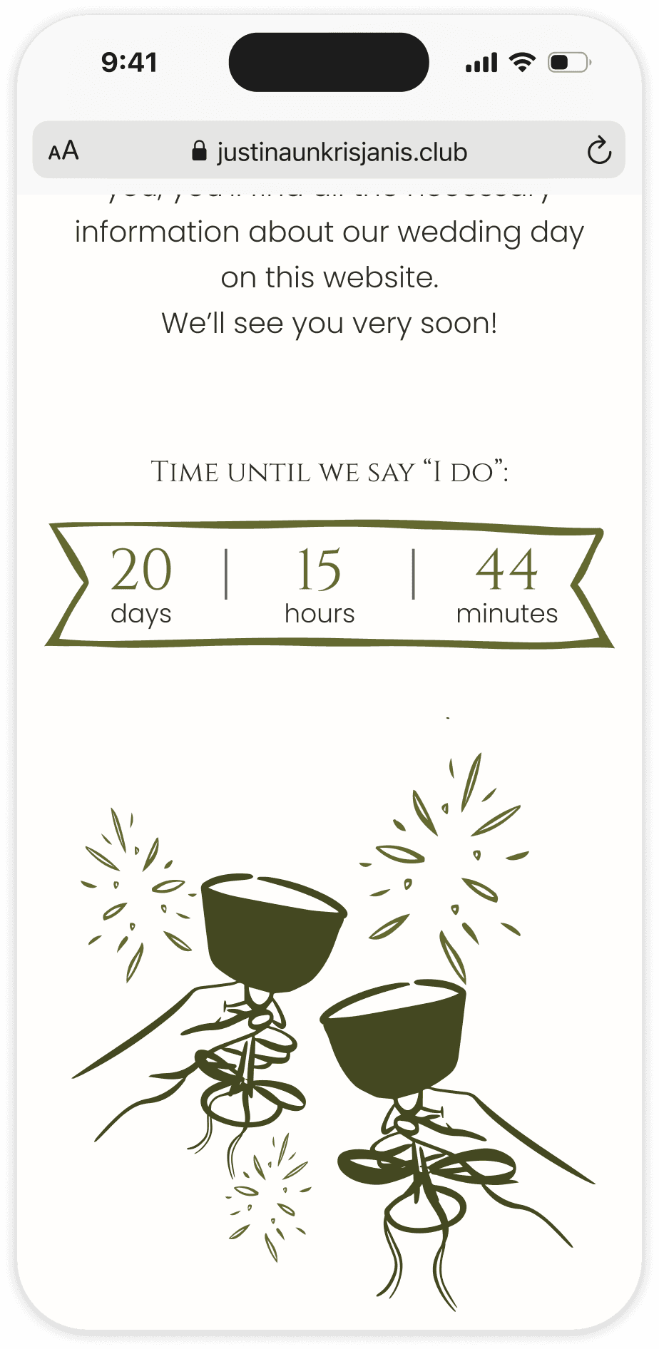 Wedding website carousel 2