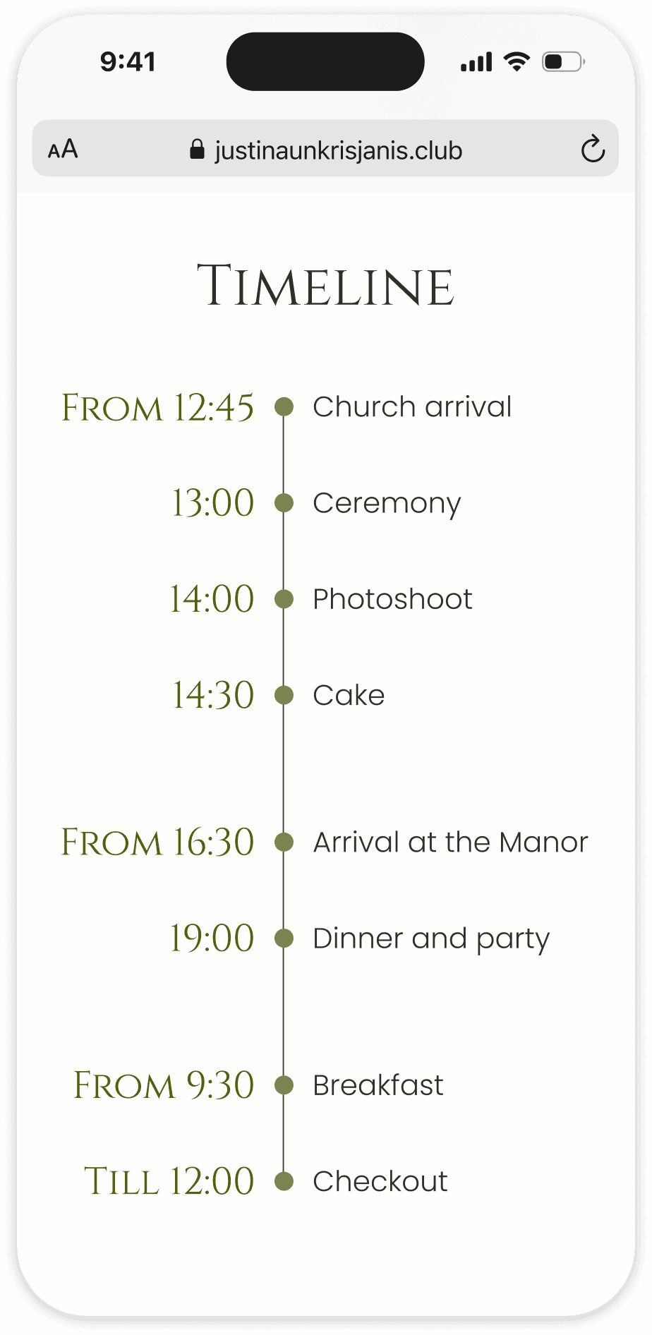 Wedding website carousel 3