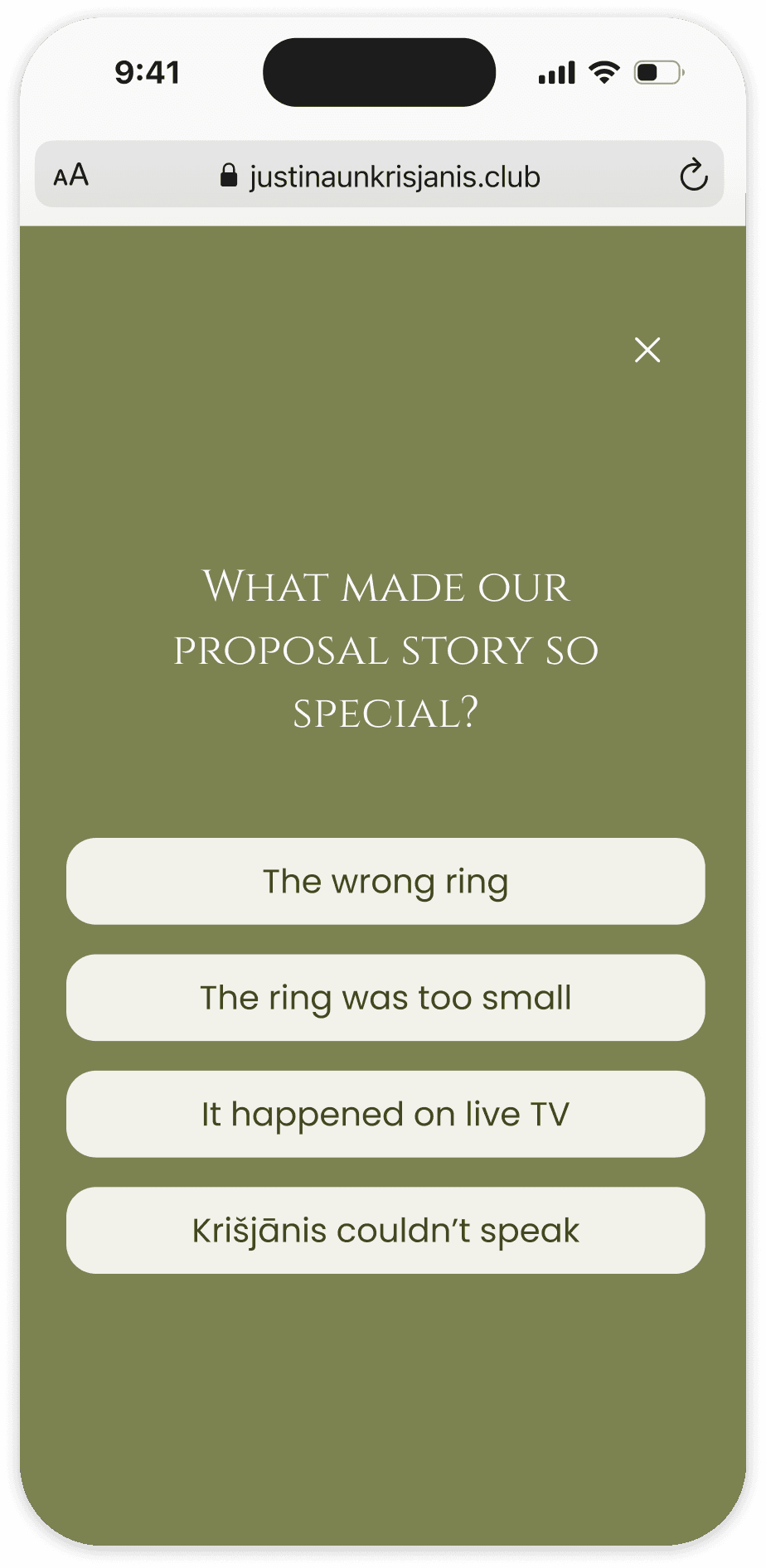 Wedding website carousel 9